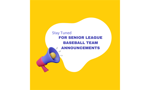 Stay Tuned for Senior League Team Formation!