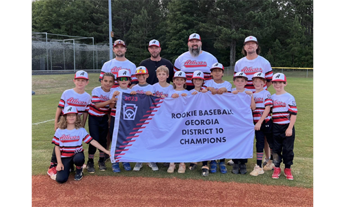 2023 Rookie Baseball District 10 Champs