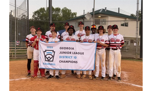 2023 Junior Baseball District 10 Champs