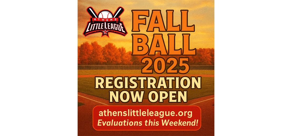 Fall Ball Registration Open!
